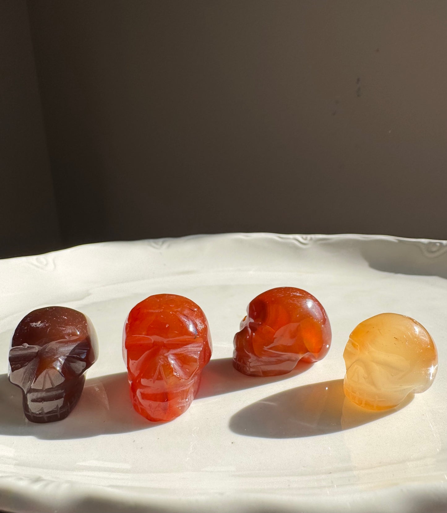 Carnelian Skull