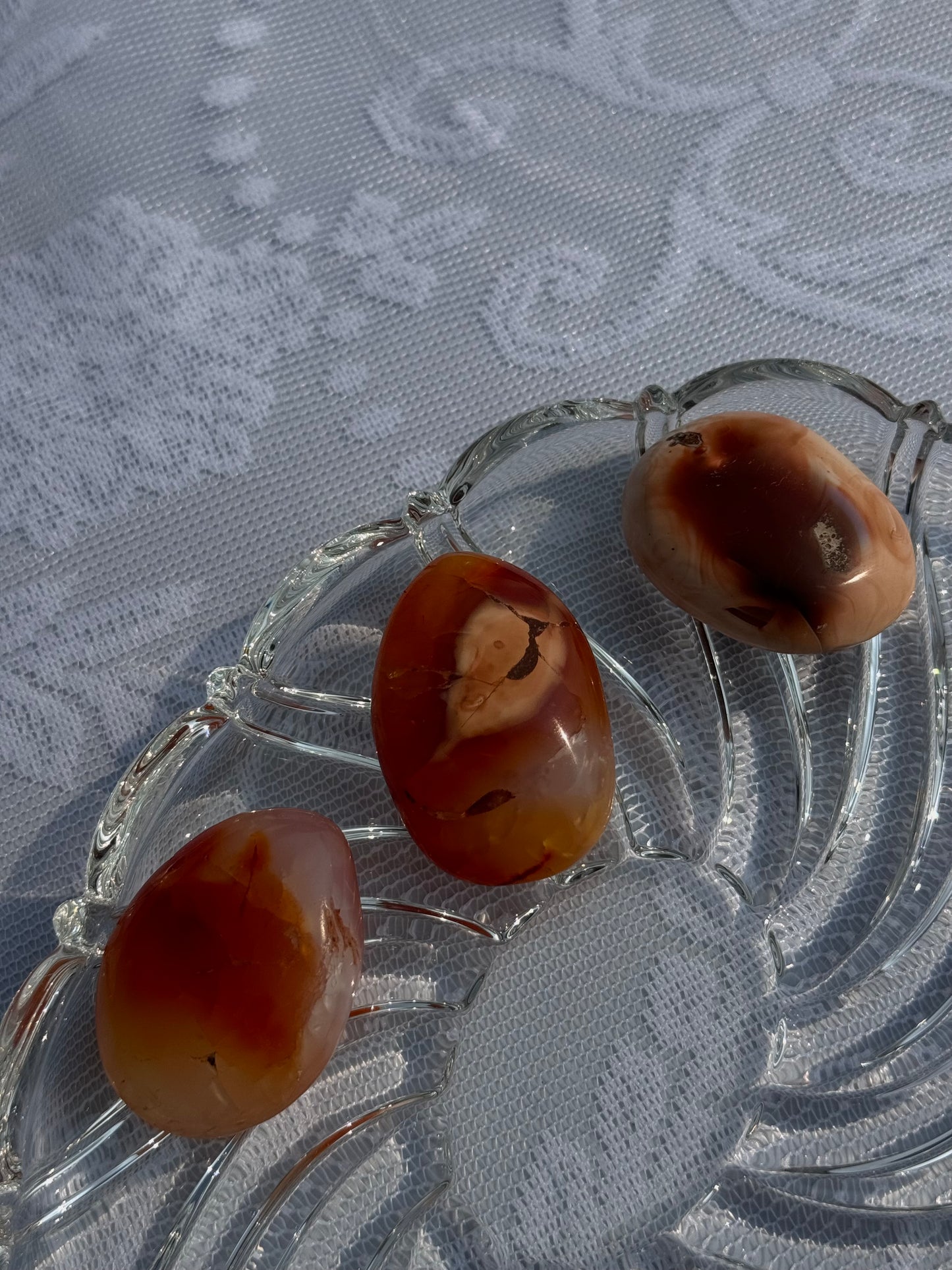 Carnelian Palm Stone